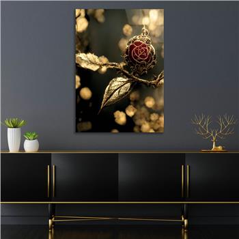 Vertical Tempered Glasss Wall Arts Art-Themed269