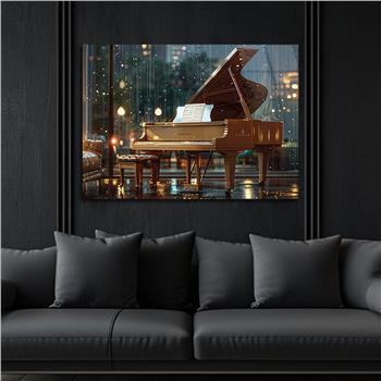 Yatay Sanat Temalı Cam Tablo 590