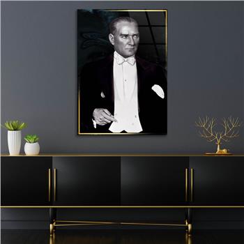 MUSTAFA KEMAL ATATÜRK Tempered Glasss Wall Art