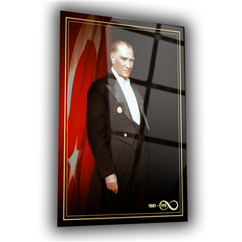 Dikey VatanTemalı Cam Tablo 262