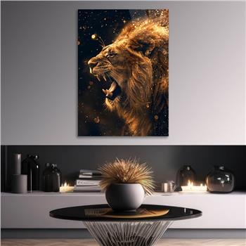 Dikey Doğa Temalı Cam Tablo 359