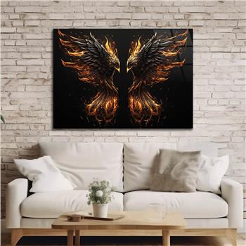 Horizontal Art-Themed Tempered Glass Wall Art 325