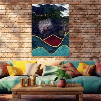 Vertical Tempered Glasss Wall Arts Art-Themed264