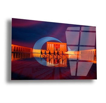 Tempered Glasss Wall Arts National-Themed