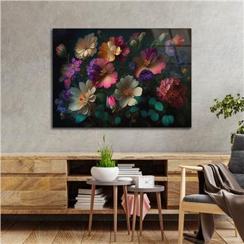 Horizontal Natured-Themed Tempered Glass Wall Art 296