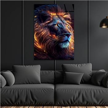 Dikey Doğa Temalı Cam Tablo185