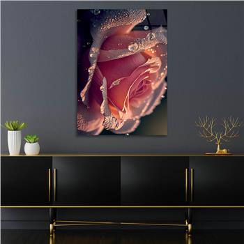 Vertical Tempered Glasss Wall Arts Natured-Themed206
