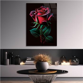 Vertical Tempered Glasss Wall Arts Natured-Themed157