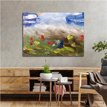 Horizontal Natured-Themed Tempered Glass Wall Art 301