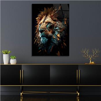 Vertical Tempered Glasss Wall Arts Natured-Themed223
