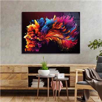 Horizontal Art-Themed Tempered Glass Wall Art 352