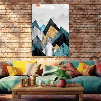 Vertical Tempered Glasss Wall Arts Art-Themed255