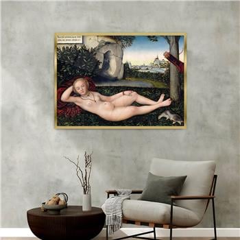 Aluminum-Framed Art-Themed Tempered Glass Wall Art 113