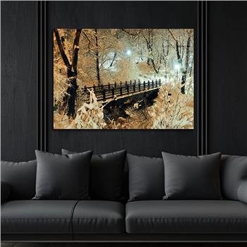 Horizontal Natured-Themed Tempered Glass Wall Art 271