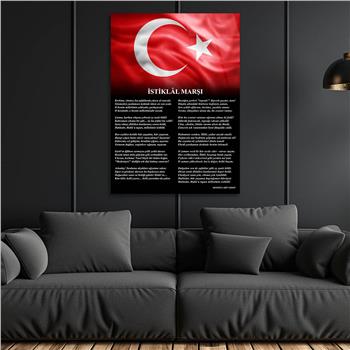 Dikey VatanTemalı Cam Tablo 187