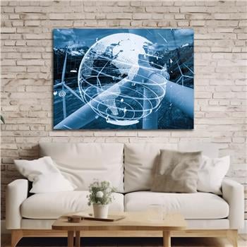 Horizontal Art-Themed Tempered Glass Wall Art 269