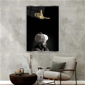 Alüminyum Çerçeveli Vatan Temalı Cam Tablo 086