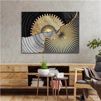Horizontal Art-Themed Tempered Glass Wall Art 303