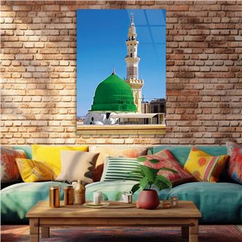 the Prophets Mosque Glass Wall Art