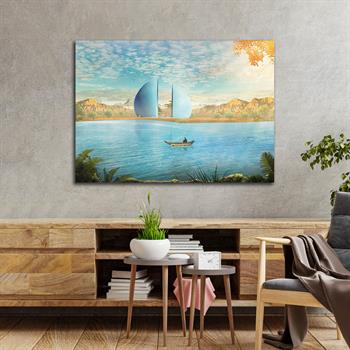 Kunst Thema auf bedrucktem Glas