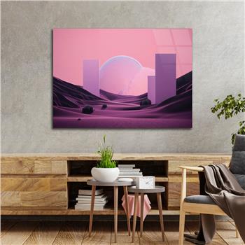 Horizontal Art-Themed Tempered Glass Wall Art 288
