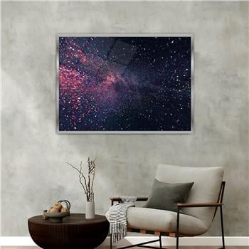 Aluminum-Framed Art-Themed Tempered Glass Wall Art 127