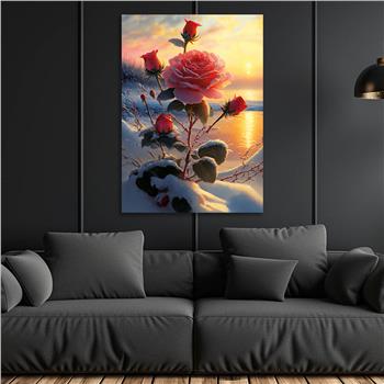 Vertical Tempered Glasss Wall Arts Natured-Themed161