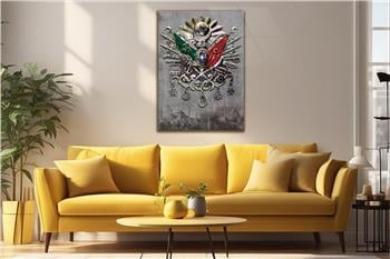 Ottoman State Coat of Arms Glass Wall Art