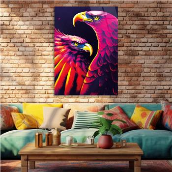 Vertical Tempered Glasss Wall Arts Natured-Themed171