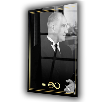 Dikey VatanTemalı Cam Tablo 238