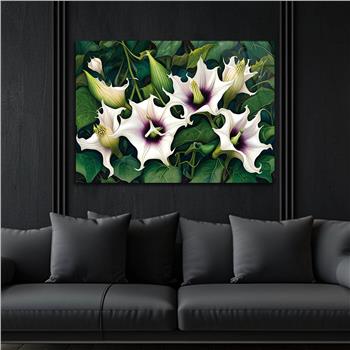 Horizontal Natured-Themed Tempered Glass Wall Art 297