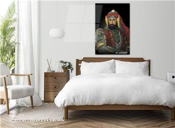 4. MURAT KHan Glass Wall Art