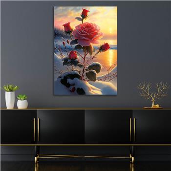 Vertical Tempered Glasss Wall Arts Natured-Themed161