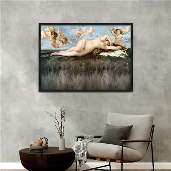 Aluminum-Framed Art-Themed Tempered Glass Wall Art 076