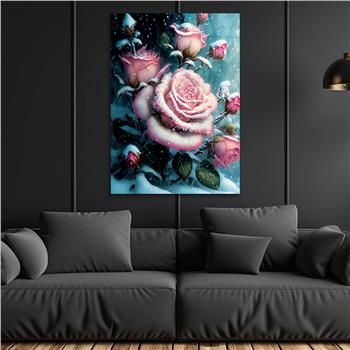 Vertical Tempered Glasss Wall Arts Natured-Themed149