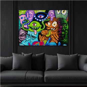 Kunst Thema auf bedrucktem Glas 414