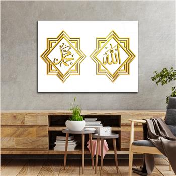 Religiöses Thema auf bedrucktem Glas
