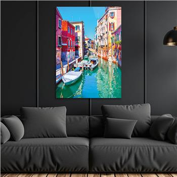 Vertical Tempered Glasss Wall Arts Natured-Themed180