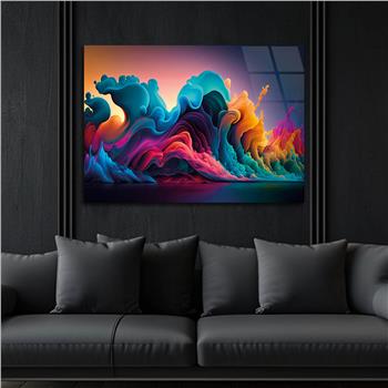 Horizontal Art-Themed Tempered Glass Wall Art 295