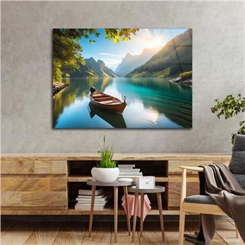 Horizontal Art-Themed Tempered Glass Wall Art 313