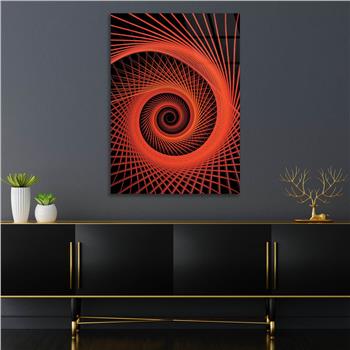 Kunst Thema auf bedrucktem Glas