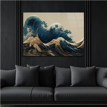 Horizontal Art-Themed Tempered Glass Wall Art 337