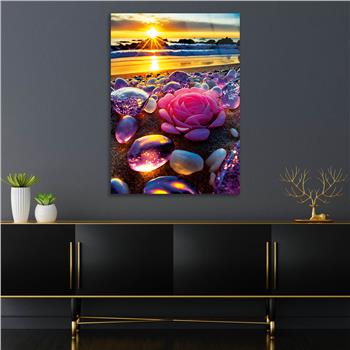 Vertical Tempered Glasss Wall Arts Natured-Themed151