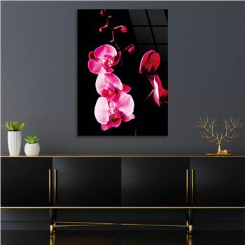 Vertical Tempered Glasss Wall Arts Natured-Themed144