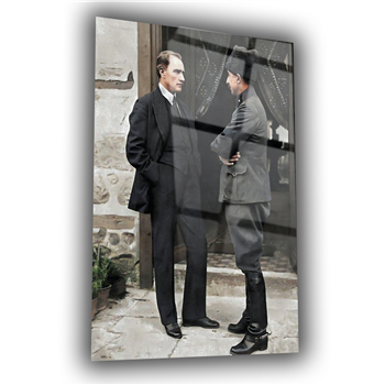 Dikey VatanTemalı Cam Tablo 222