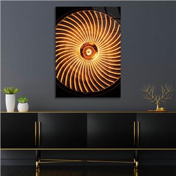 Kunst Thema auf bedrucktem Glas