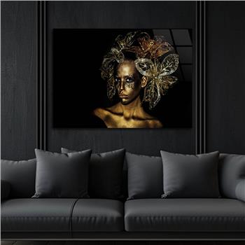 Kunst Thema auf bedrucktem Glas