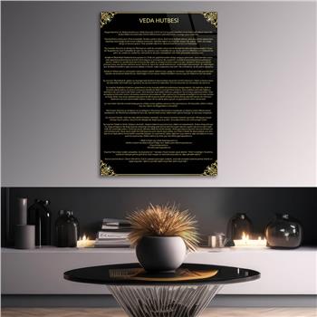 Religiöses Thema auf bedrucktem Glas