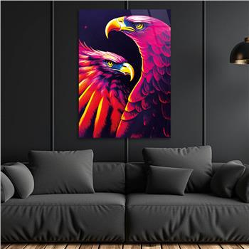 Vertical Tempered Glasss Wall Arts Natured-Themed171