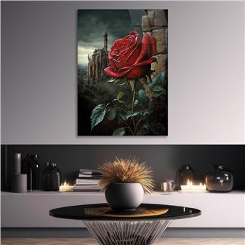 Vertical Tempered Glasss Wall Arts Natured-Themed129